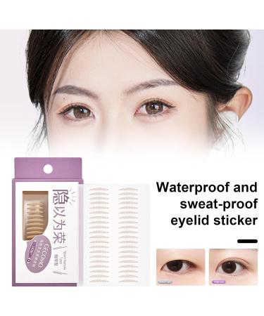 YOXIER Waterproof Double Eyelid Patch Sweatproof 1 Box Natural Tape Super Sticky Long-lasting Invisible Stickers for Realistic Lifts Beauty Sticker Strips A - Buy Online on GoSupps.com