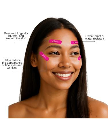 Queen Face Lift & Wrinkle Smoothing Tape | Skin Lifting Tape for Smoothing Lines | Eye Lifting Strips for a Firm Look | - Buy Online on GoSupps.com