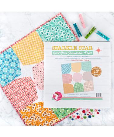 It's Sew Emma Sparkle Star 12in Block Foundation Pad Paper Products