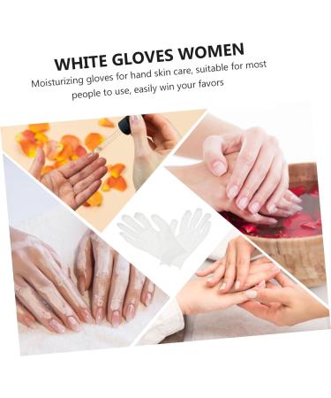 Housoutil 15 Pairs Overnight Moisture Gloves Stretchable Gloves Sleeping Gloves Dry Hands Spa Gloves Hands Night Mittens Hands Care Mittens Black Winter Men Bottle Running White Cotton Miss - Buy Online on GoSupps.com