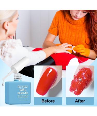 Xumann Gel Acrylic Nail Polish Remover Nail Gel Polish Remover Easily and Quickly Remove Gel Polish (15 ml) - Buy Online on GoSupps.com