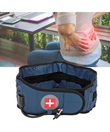 Lumbal Traction Belt - Inflatable Back Support & Lumbar Spine Traction Device (Blue) for Effective Pain Relief | International Shipping Available - Buy Online on GoSupps.com