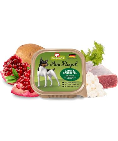 Granapet Mini Royal Lamb & Potato Wet Dog Food | Grain-Free & Sugar-Free | 11 x 150g Pack for Adult Dogs - Buy Online on GoSupps.com