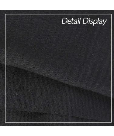 Zxiixz Black Linen Needlework Fabric - Large Size (59 x 19) for Garment & Craft - Cross Stitch Aida Cloth for Embroidery - Black Color - Buy Online on GoSupps.com