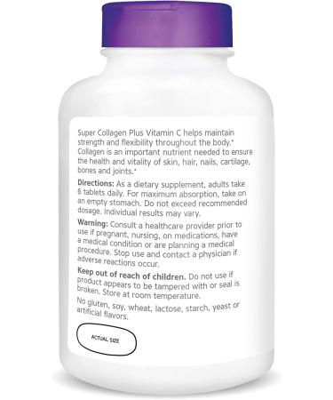 21st Century Super Collagen + Vitamin C 6000mg - 180 Tablets | Supports Healthy Skin & Joints - Buy Online on GoSupps.com