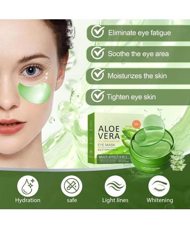 60 Pi ces Patch Yeux Anti Cernes Masque pour les Yeux Aloe Vera Nourrit et lisse le contour des yeux R duit les Cernes Sous les Yeux et les Signes de Fatigue pour tous types de peau WZTLUHUIYM - Buy Online on GoSupps.com