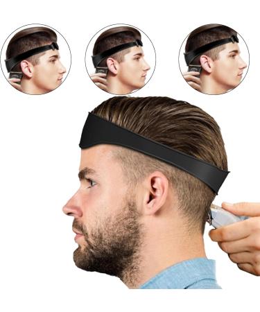 BRIOTA Neckline Shaving Template Black Adjustable Hair Trimming Guide Silicone Curved Collar Shaving Template Haircut Band for Man DIY Home Haircuts - Buy Online on GoSupps.com