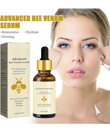 Bee Venom Serum Pure Bee Venom Face Serum Face Moisturizer For Women Bee Venom Spot Correcting Facial Serum With Multi Peptide Niacinamide & Hyaluronic Acid for Restorative Hydrating (1) - Buy Online on GoSupps.com