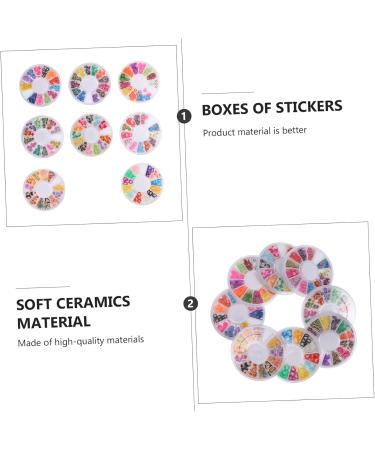 FOMIYES 32 Boxes Soft Pottery Decor Nail Accessories Fruit DIY Polymer Slices Resin Charms for Crafts Jewels for Nails Craft Making Patch Manicure Patch Polymer Clay Patch Bulk Assorted 3D - Buy Online on GoSupps.com