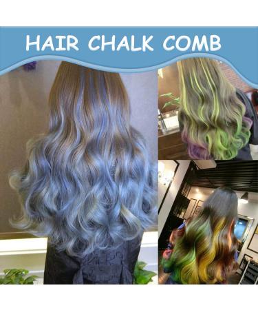 10 Colors Hair Chalks for Girls Temporary Bright Washable Hair Chalk Comb Hair Coloring Kids Hair Dye Glitter Hair Color Combs Dyeing Tool for Halloween Makeup Birthday Cosplay DIY Christmas - Buy Online on GoSupps.com