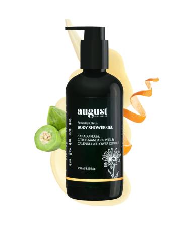 Body Shower Gel for Men & Women 8.4 Fl Oz (250 ml) Moisturizing Body wash for Sensitive Skin (Kakadu Plum & Mandarin Fruit)