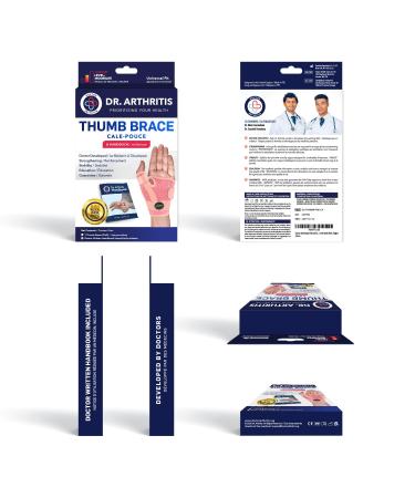 Doctor Developed Thumb Brace for Arthritis / Thumb Splint / Trigger Thumb Brace - Medical Device & Handbook- Thumb Spica Splint - Thumb Brace for Right Hand / Thumb Brace for Left Hand (Pink Single) Thumb Brace - Pink 1 Count (Pack of 1) - Buy Online on GoSupps.com