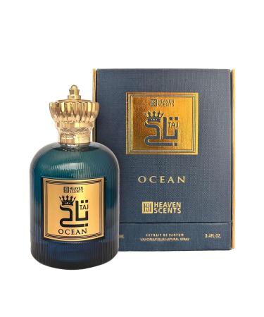 Taj Ocean Perfume for Unisex Extrait De Parfum Spray 3.4 Ounce