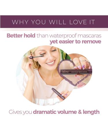 Blinc UltraVolume Tubing Mascara - Volumizing, Lengthening, Curling - Clean, Vegan, Cruelty-Free - 9mL/0.30 Fl Oz - Buy Online on GoSupps.com