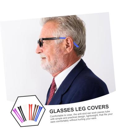 Buy Abaodam 12 Pairs Glasses Hanging Protection - Silicone Glass Holders for Men & Women | International Shipping Available - Buy Online on GoSupps.com