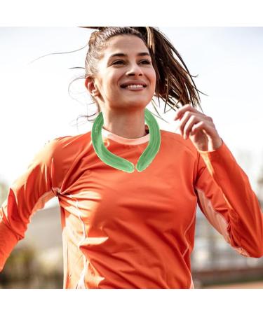 Cooling Neck Wraps | Cooler Tube for Neck Reusable Portable Body Cooling Products Cooling Neck Body Wraps for Study Offices Travel Camping Sports Hiking Rowces Green - Buy Online on GoSupps.com