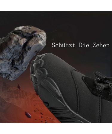 Waterproof Barefoot Shoes Winter Pro 2.0 | Unisex Minimalist Trail Guides for Men & Ladies | Outdoor Footwear in Blue (EU Size 36) - Buy Online on GoSupps.com