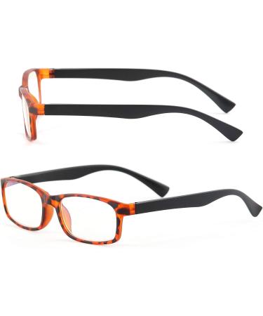 Readerest Blue Light Blocking Reading Glasses - Tortoise/Black 1.75x Magnification - Stylish Computer Glasses for Men & Women Anti Glare & UV Protection - Buy Online on GoSupps.com