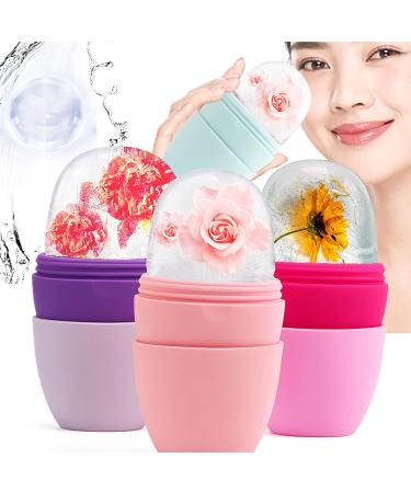 Buy Ice Roller for Face & Eye | Facial Ice Roller Mold for Contours & Skin Repair | Purple Beauty Tool - Shrink Pores & Enhance Glow - Buy Online on GoSupps.com