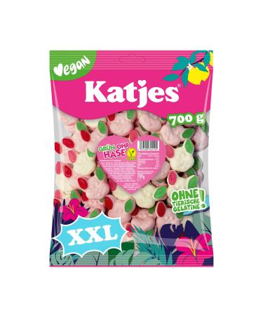 Katjes Gr n-Ehr Hase Large pack-foam sugar with fruit gum in bunny form fruity mix in different flavors vegan 700 g 700g - Buy Online on GoSupps.com
