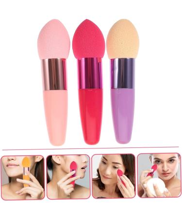 Housoutil 3pc Eye Makeup Brush Concealer Sponge Travel Makeup Brush Makeup Sponges for Foundation Lip Brush Makeup Powder Brush Makeup Brush Tools Makeup Tools Shadow Natural - Buy Online on GoSupps.com