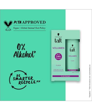 Schwarzkopf Henkel Schwarzkopf Taft Hair Styling Powder Volume 10 g Volume Hair Powder for FullLooking Hair for Up to 50 Applications Vegan Styling Powder - Buy Online on GoSupps.com