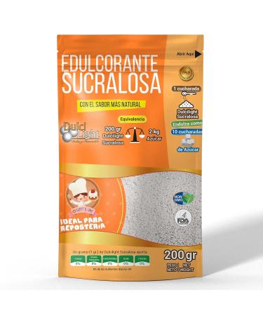 Dulci Light Sucralose Powder 200g | Zero-Calorie Sweetener for Drinks & Food | Natural Sugar Substitute - Shop Internationally - Buy Online on GoSupps.com