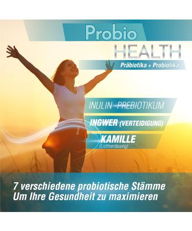 Healthy Fusion Probio Health - 20 Probiotic Tribes for Immune Support Antibacterial Benefits & Stomach Relief - 90 Capsules - Buy Online on GoSupps.com