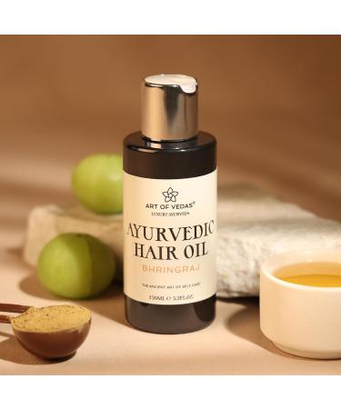 Art of Vedas Ayurvedic Hair Oil - 150ML Hydrating and Strengthening Oil Promotes Hair Growth with Natural Bhringraj Herbs Ayurvedic Skincare for Healthier Stronger and Fuller Hair - Buy Online on GoSupps.com