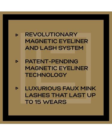 Eylure PROMAGNETIC Magnetic Eyeliner & Faux Mink Lashes Kit Dramatic Reusable Eyelashes No Glue Required International Shipping Available - Buy Online on GoSupps.com
