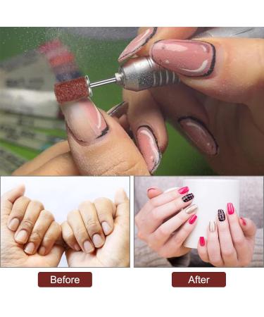 120pcs Grinding Sleeve Nail Cutter Set | Nail Drill Attachments & Grits for Manicure & Pedicure - Ideal for Nail Art Care - Buy Online on GoSupps.com