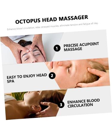 Buy Minkissy Multi-Function Handheld Massage Tool - Stainless Steel Octopus Scalp Massager | International Shipping Available - Buy Online on GoSupps.com