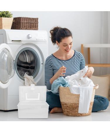 Healeved Laundry Powder Container Laundry Detergents Dispenser with Lids Laundry Scent Booster Beads Storage Box for Washing Powder Soda Powder - Buy Online on GoSupps.com