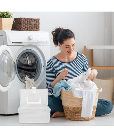 Healvian Laundry Powder Container Laundry Detergents Dispenser with Lids Laundry Scent Booster Beads Storage - Buy Online on GoSupps.com