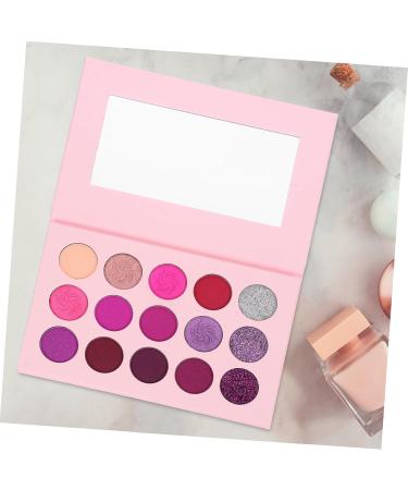 FOMIYES 15 Glitter Eye Shadow Eyeshadow Palette Colorful Eyeshadow Cosmetic Makeup Pearlescent Miss 1 count (Pack of 1) Purple - Buy Online on GoSupps.com