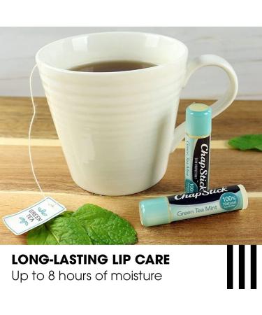 ChapStick Green Tea Mint Lip Butter - 100% Natural Ingredients - Moisturizing Lip Balm 0.15 Oz - Buy Online on GoSupps.com