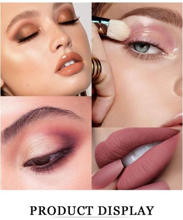 RoseFlower 20Pcs Professional Makeup Set - All-In-One Essential Starter Set with Cosmetic Bag, Eyeshadow Palette, Lip Gloss, and Foundation Brush | Makeup Gift Sets for Women - Buy Online on GoSupps.com