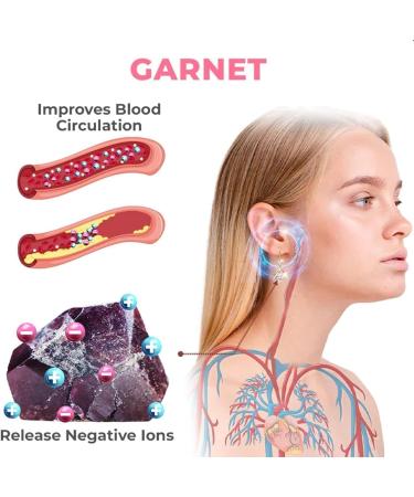 2/4 Pair Lymph Flow Magnetogen Earrings - Acupuncture Lymph Drainage Earrings for Women | Slimming & Detox Benefits - Buy Online on GoSupps.com