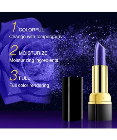 Blue Rose Color Changing Magic Lipstick Set - Aloe Vera PH Lip Balm for Women (2 Count) - Buy Online on GoSupps.com