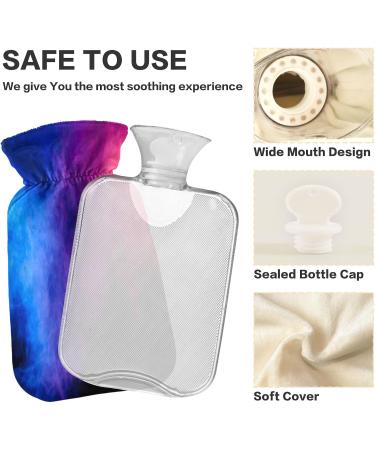 Shop 1L Hot Water Bottle - Soft Plush Cover Winter Warmer for Kids Men & Women - International Shipping Available - Buy Online on GoSupps.com