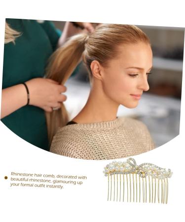 Mikinona Alloy Rhinestone Hair Comb Bridal Headdress Comb Headband Wedding Hair Accessories Rhinestone Hair Combs for Wedding Bridal Hair Accessories Prom Hair Accessories Wedding Headpiece - Buy Online on GoSupps.com