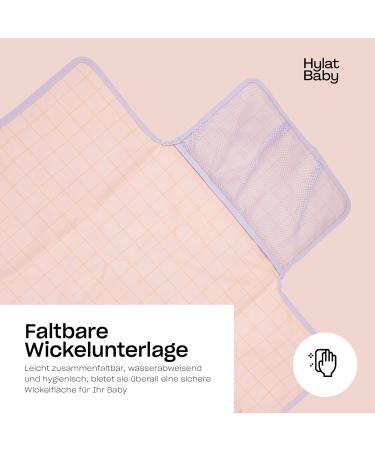 Hylat Baby Diaper Bag Set - Modern Violet Bag with Diaper Pad & Cotton Bag - Perfect for On-the-Go Parents - Buy Online on GoSupps.com