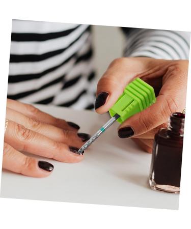 MERRYHAPY Nail Polisher Nail Art Drill Bits Women Manicure Supplies Manicure Nail Bits Nail Bits for Nail Drill Nails Drill Bits Safety Bits for Nail Drill Manicure Accessories 7.00X1.30X1.30CM Green - Buy Online on GoSupps.com
