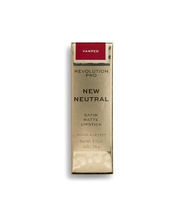 Revolution Pro New Neutrals Blushed Satin Matte Lipstick - Intensely Pigmented Vegan Makeup - Buy Online on GoSupps.com
