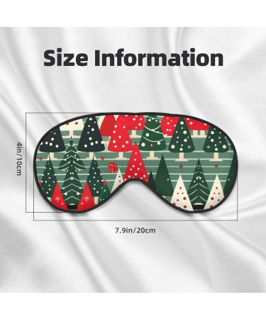 Buy SSIMOO Christmas Trees Print Ultra-Soft Eye Mask Light-Blocking for Comfort & Restful Sleep - International Shipping Available - Buy Online on GoSupps.com