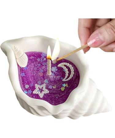 Handmade Conch Candle - Natural Scented Aromatherapy Decor | 4-6h Burn Time | Marine Fragrance | Perfect Gift for Women - Buy Online on GoSupps.com