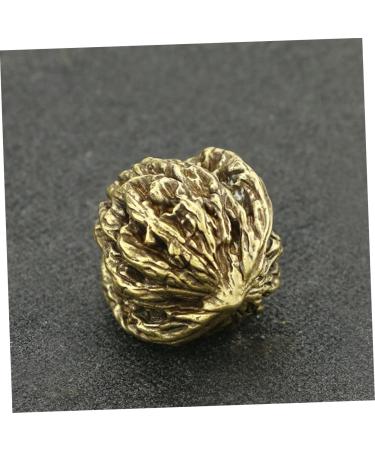 Beaupretty Copper Walnut Massage Balls for Feet - Sports Accessories & Home Decor - 3.5cm Golden Foot Ornaments - Buy Online on GoSupps.com