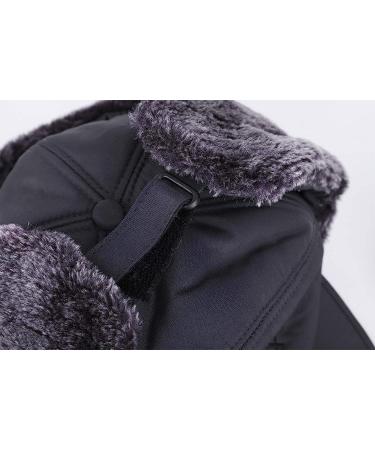 Winter Aviator Hat with Ear Flaps for Women and Men - Grey | Warm Trapper Hat for Snow Ski and Cycling - Buy Online on GoSupps.com