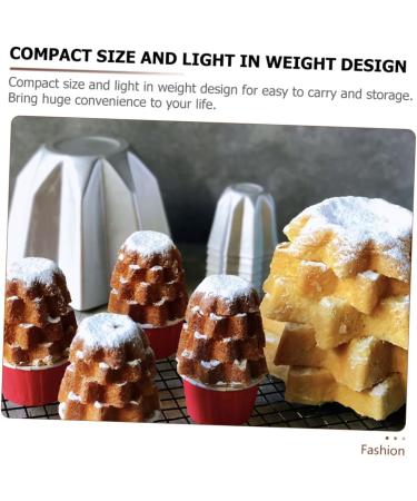 Milisten 12 Pcs Cake Mold Cake Stencil Cookie Cake Pan Cheesecake Cake Pan Pie Chocolate Chip Muffin Cupcake Pan Mutitool Paper Cups Cake Making Tool to Bake Aluminum Alloy Kitchen Supplies 7.6X7.6X6.2CMx3pcs - Buy Online on GoSupps.com