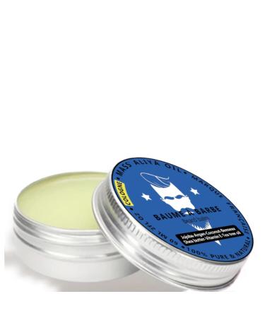 Mass Aliya Oil Men's Beard Balm - 100% pure and natural - Leave-in treatment with shea argan jojoba coconut and vitamin E. Softens styles and moisturizes the beard and mustache. 60 ml (Cologne)